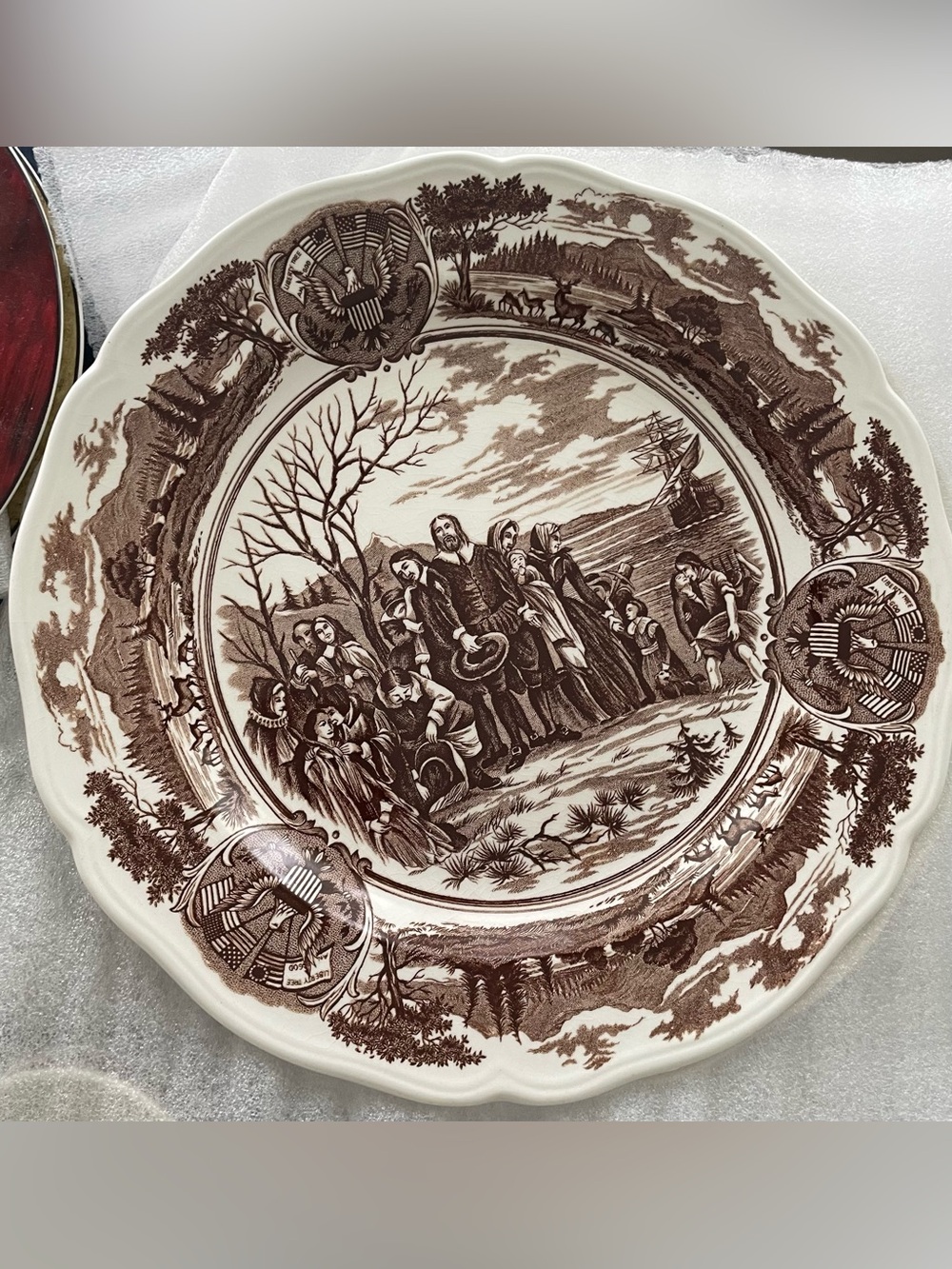Rare Thanksgiving Dinner Plate Set of 6 (Collectible)